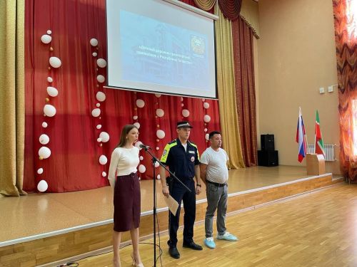 Для азнакаевских школьников провели тематическую беседу о безопасности дорожного движения