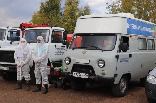 В Азнакаево прошли учения по предотвращению вспышки птичьего гриппа