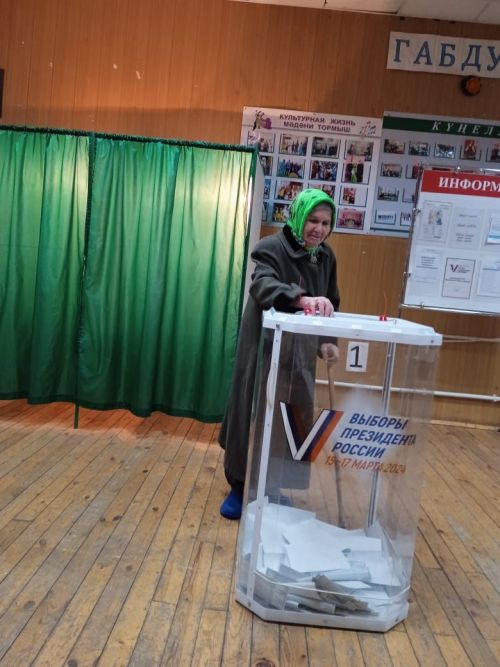 В деревне Маняуз выборы проходят на высшем уровне