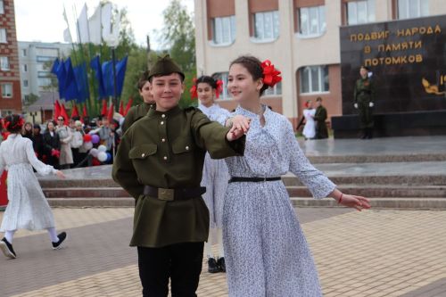 Азнакай районының Актүбә бистәсендә Җиңү көнен  бәйрәм иттеләр