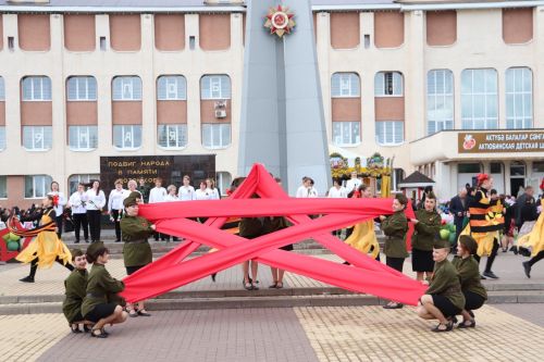 Азнакай районының Актүбә бистәсендә Җиңү көнен  бәйрәм иттеләр