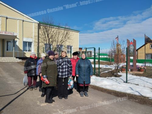 Ихлас күңелдән солдатларыбызга зур ярдәм
