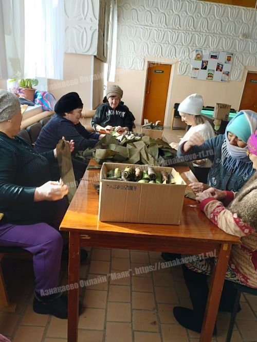 Ихлас күңелдән солдатларыбызга зур ярдәм