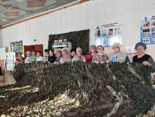 Ихлас күңелдән солдатларыбызга зур ярдәм