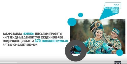 Татарстанда илкүләм проект буенча мәдәни учреждениеләрне яңартуга 370 млн сум юнәлдерелә