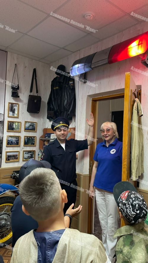 Азнакай укучылары Дәүләт автоинспекциясе бүлекчәсе музеенда булдылар