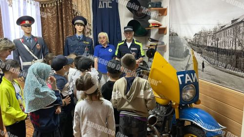 Азнакай укучылары Дәүләт автоинспекциясе бүлекчәсе музеенда булдылар