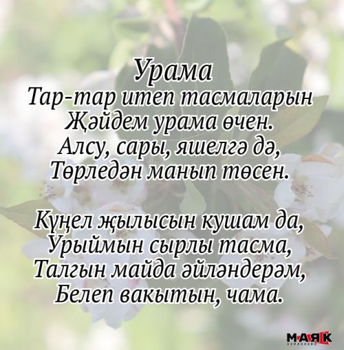 Дания  Хәсәнованың шигырьләре