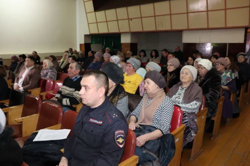Карамалы авыл җирлеге хисап тотты
