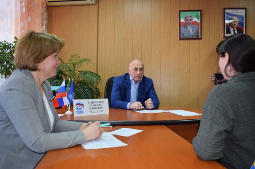 Секретарь Азнакаевского отделения "Единой России" Марсель Шайдуллин провел прием граждан