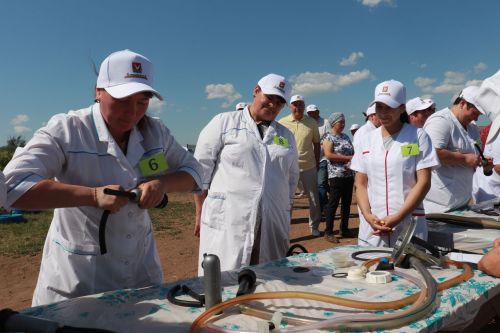 В Азнакаево соревновались доярки и технологи