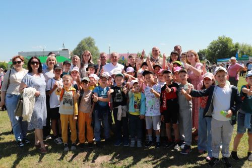 В Азнакаево прошел Международный День защиты детей
