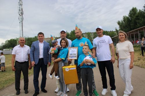 В Азнакаево соревновались самые дружные спортивные семьи