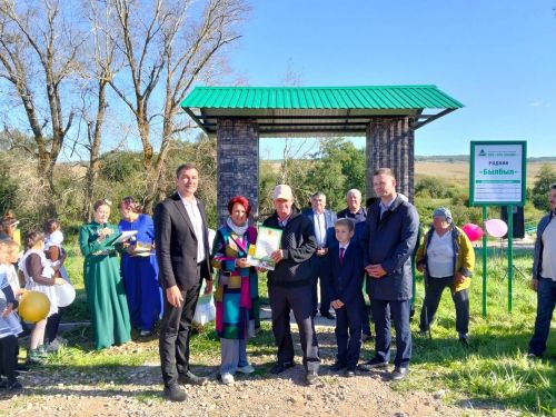 Торжественное открытие родника "Был-был" в Актюбе