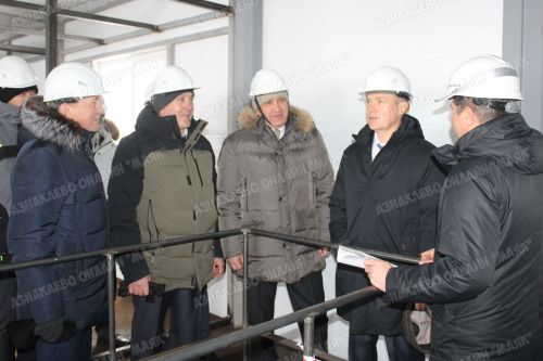 Рустам Нигматуллин ознакомился с ходом строительства новой котельной в Азнакаево