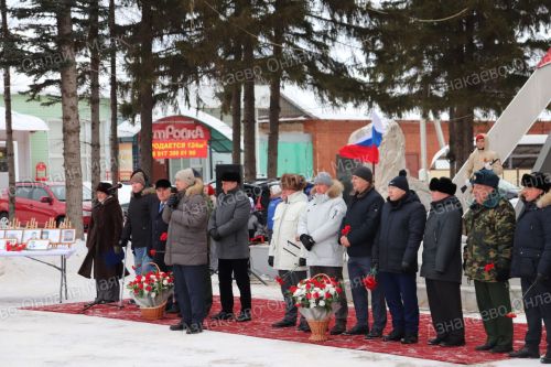 Митинг , посвященный 37 годовщине вывода Советских войск из Афганистана