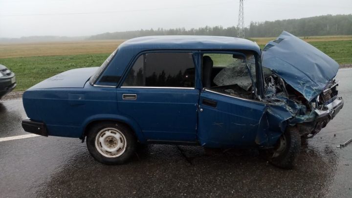 Сегодня в Азнакаевском районе произошла авария (+ФОТО)