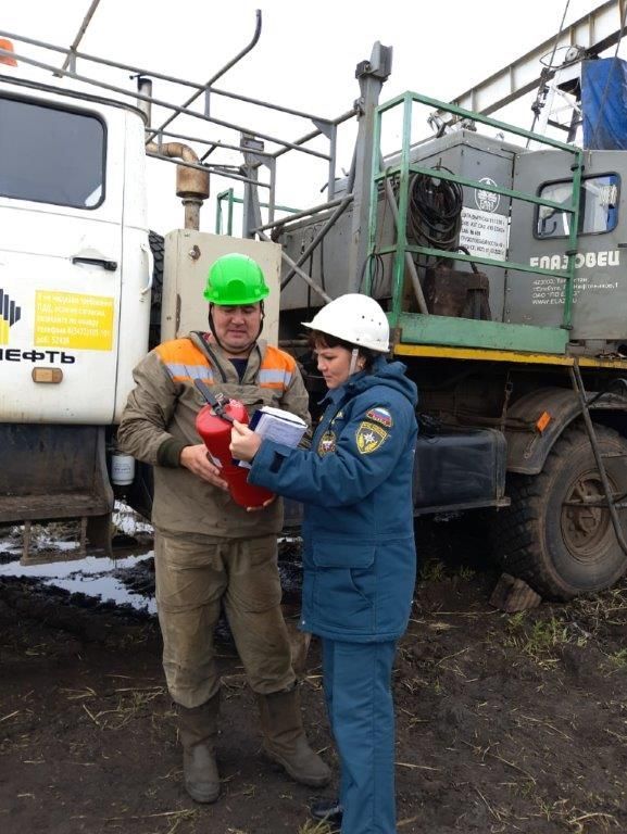 В НГДУ «Азнакаевскнефть» завершились рейды по проверке соблюдения требований пожарной безопасности подрядными организациями