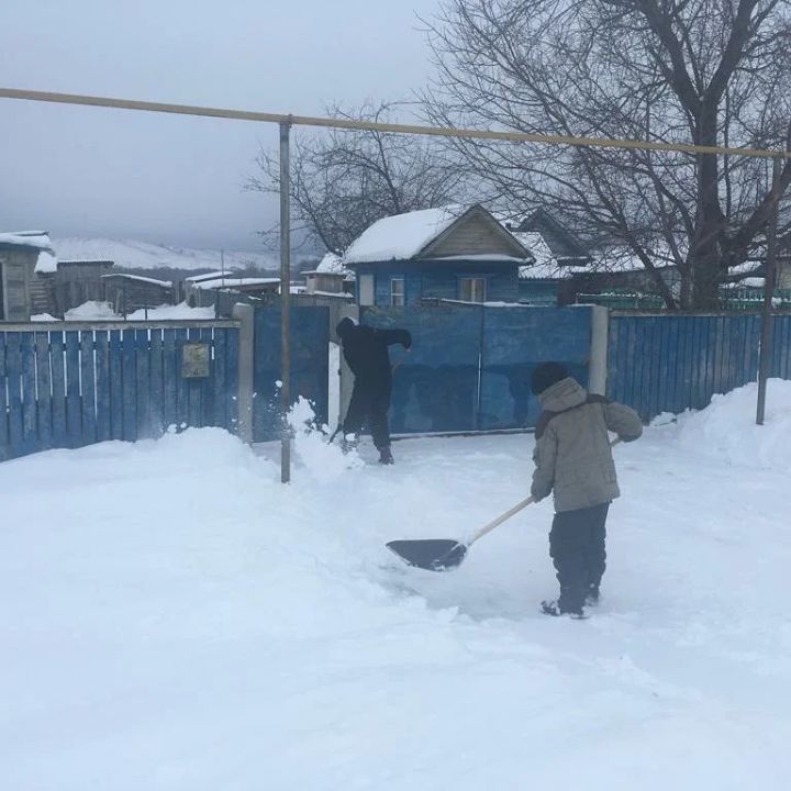 Азнакай волонтерлары өлкәннәргә ярдәм итә