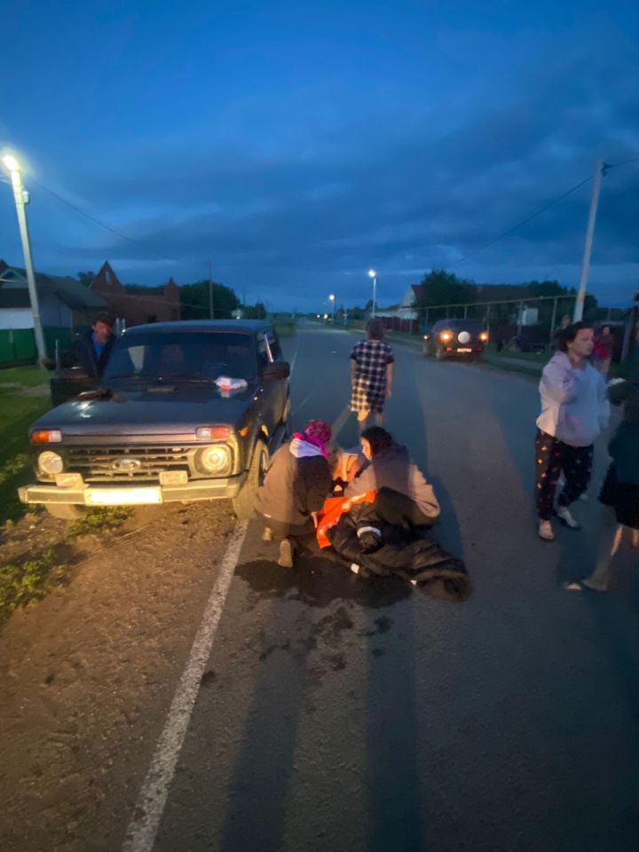 В Азнакаевском районе автомобиль сбил 8-летнего ребенка