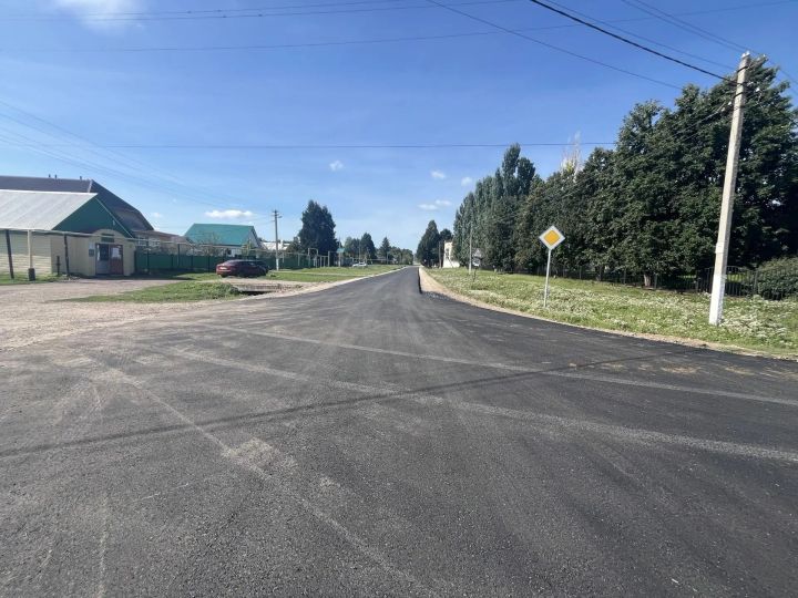 Азнакай районының Карамалы авылында юллар яңара