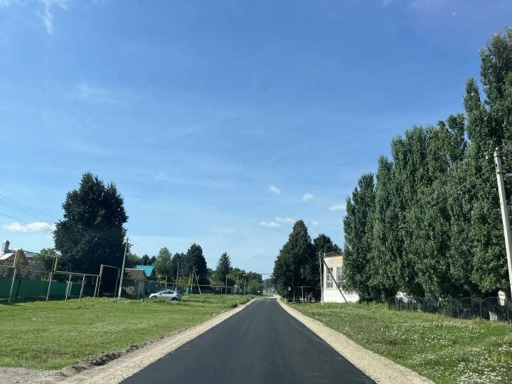 Азнакай районының Карамалы авылында юллар яңара