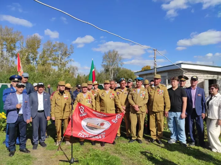 В селе Чалпы чествовали ветерана Афганской войны